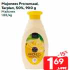 Majonees Provansaal,
Tarplan, 50%, 900 g
