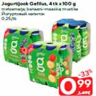 Jogurtijook Gefilus, 4 tk x 100 g

