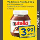 Võidekreem Nutella, 600 gpähklite ja kakaoga