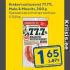 Krakovi suitsuvorst 77,7%, Maks & Moorits, 300 g