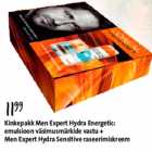 Allahindlus - Kinkepakk Men Expert Hydra Energetic: emulsioon väsimusmärkide vastu+ Men Expert Hydra Sensitive raseerimiskreem