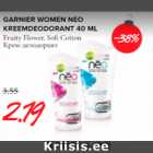 Allahindlus - GARNIER WOMEN NEO KREEMDEODORANT 40 ML