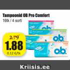 Tampoonid OB Pro Comfort