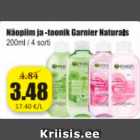 Allahindlus - Näopiim ja -toonik Garnier Naturals