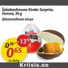 Allahindlus - Šokolaadimuna Kinder šurprise, Ferrero, 20 g