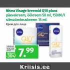 Allahindlus - Nivea Visage kreemid Q10 pluss