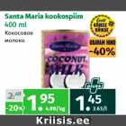 Allahindlus - Santa Maria kookospiim
400 ml