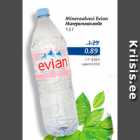 Allahindlus - Mineraalvesi Evian 1,5 l