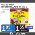 OLD EL PASO NISUTORTILLAD 8 TK 326 G