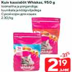 Kuiv kassisööt Whiskas, 950 g

