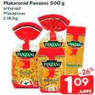 Makaronid Panzani, 500 g

