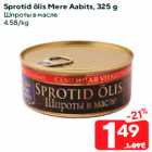 Sprotid õlis Mere Aabits, 325 g
