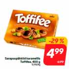 Sarapuupähklid karamellis
Toffifee, 400 g