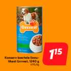 Konserv koertele linnulihast
Grrreat, 1240 g 