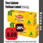 Allahindlus - Tee Lipton
Yellow Label 25x2g