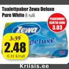 Allahindlus - Tualettpaber Zewa Deluxe Pure White