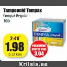 Allahindlus - Tampoonid Tampax