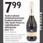 Itaalia kaitstud päritolunimetusega kvaliteetvahuvein Villa Sandi Prosecco Valdobbiadene Millesimato Brut