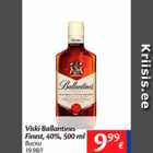 Allahindlus - Viski Ballantines Finest