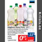 Allahindlus - Joogivesi Aura Fruit, 1,5 l