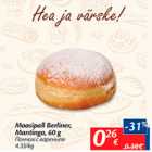 Allahindlus - Moosipall Berliner, Mantinga, 60 g