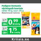 Allahindlus - Pedigree Dentastix
närimispulk koertele