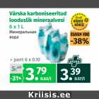 Allahindlus - Värska karboniseeritud
looduslik mineraalvesi 