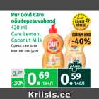 Allahindlus - Pur Gold Care
nõudepesuvahend
420 ml