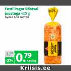 Allahindlus - Eesti Pagar Röstsai
juustuga 430 g 