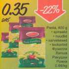 Allahindlus - Pasta, 400 g . spiraalid .nuudlid . sarvekesed
. teokarbid 