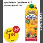 Allahindlus - Apelsinimahl Don Simon, 1,5l