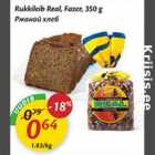 Allahindlus - Rukkileib Real, Fazer, 350 g