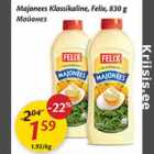 Majonees Klassikaline, Felix, 830 g