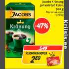 Allahindlus - Jacobs Krönung
jahvatatud kohv,
500 g