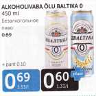 ALKOHOLIVABA ÕLU BALTIKA 0 450 ml