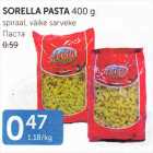 Allahindlus - SORELLA PASTA 400 G