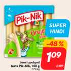 Juustupulgad
laste Pik-Nik, 140 g
