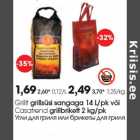 Allahindlus - Grillit grillsüsi sangaga 14 L/pk või
Casatrend grillbrikett 2 kg/pk