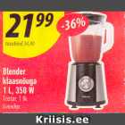 Blender klaasnõuda 1 L, 350 W