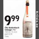 Õlu Rodenbach Vintage 7%* 750 ml