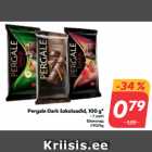 Allahindlus - Pergale Dark šokolaadid, 100 g*