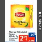 Must tee Yellow Label, Lipton