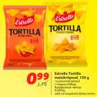 Allahindlus - Estrella Tortilla
maisikrõpsud, 150 g