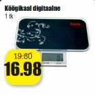 Allahindlus - Köögikaal digitaalne
1 tk