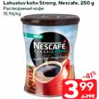 Allahindlus - Lahustuv kohv Strong, Nescafe, 250 g
