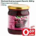 Marineeritud punapeet Favorit, 500 g
