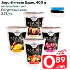 Jogurtikreem Saare, 400 g

