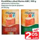 Forellifilee viilud Marine ABC, 100 g
