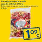 Puuvilja-marja karamelli
assortii Vikstal, 500 g
