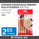 DOGMAN KANAFILEEGA NÄRIMISRULLID KOERALE